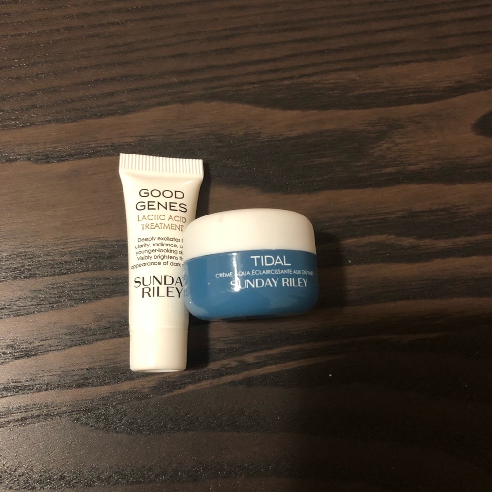 Sunday Riley good genes and tidal cream